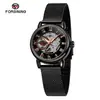 Servicio de Dropshipping Reloj Mecánico Manual Compacto para Mujer Forsining Moda Femenina Casual Correa de Malla Hueca para Hombres