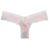 Estilo Americano Romántico Hermoso Sexy Encaje Floral Tanga Deseo Puro Chica Caliente Moda Estilo Francés Sin Marcas Emocional Calzones