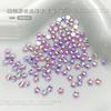 Pequeño Mono Colorido Estrella de Cinco Puntas Decoraciones de Pedrería para Uñas Estrella Súper Brillante Decoraciones para Uñas de Estrella Decoraciones de Diamante Pedrería K9 con Base Plana para Uñas