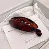 Coleta Alta Pinza de Plátano Esmerilada Pinza para el Cabello Sin Costuras de Gama Alta Pinza para el Cabello de Mujer Pinza para el Cabello Vertical Elegante Accesorios Populares para el Cabello