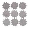 Papel de Lija de Malla de 2 pulgadas Flor de Ciruelo Malla Absorbente de Polvo Lija de Malla Sin Polvo Pulido de Superficie de Pintura Lija de Malla Anti-Obstrucción Malla Absorbente de Polvo Lija