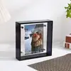 Molduras de Foto Acrílicas Transfronteiriças, Molduras de Foto de Luxo Leve, Suportes para Exibição de Fotos, Molduras de Foto para Pegboard, Molduras de Foto Flutuantes de Parede e de Mesa Venda por Atacado