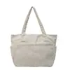 Bolsa Tote de Lona, Bolsa Transversal de Grande Capacidade, Bolsa de Mão da Moda Versátil de Nicho, Bolsa de Ombro, Bolsa de Veludo para o Dia a Dia para Mulheres