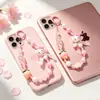 Cordão de Celular Chaveiro Pingente de Bolsa Câmera Anti-Perda Pulseira de Pulso Desenho Animado Gatinha Kt Venda por Atacado em Estoque