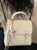 Mochila Coreana Simple de Color Sólido para Mujer, Nueva Colección Primavera 2026, Bolso de Hombro Texturizado de Moda, Bolso de Mano Dulce