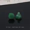 Colgante de Flor de Loto de Jade Sintético Vidrio Hecho a Mano DIY Estilo Antiguo Semilla de Loto Accesorios para el Cabello Colgante Cuenta Suelta Pulsera Accesorios de Joyería Venta al Por Mayor