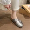 Pantuflas Gruesas de Verano para Exteriores 2026, Moda Nuevo Estilo Caladas de Punta Cerrada, Sandalias de Cuña para Playa
