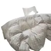 Conjunto de quatro peças 100% algodão puro Classe A, novo modelo 2026, capa de edredom 100% algodão, lençol de cima, lençol com elástico, conjunto de cama de três peças listrado para dormitório estudantil 3