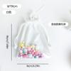 Bolsa de Neceser Grande Labubu, Bolso para Primeros Pasos de Bebé, Bolsa Transparente de PVC para Exhibición de Muñecos, Bolsa de Almacenamiento con Colgante de Muñeco