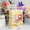 Meow Meow Kitty Estilo Ins Bolsa de Regalo de Papel Kraft de Mano Estilo Dibujos Animados Bolsa de Almacenamiento Engrosada Bolso de Mano Ramo de Flores