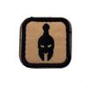 Insignia de gorra mini bordada de suministro de AliExpress 2.5*2.5cm cruz rescate espartano insignia de ropa