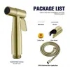 Set de Pistola de Rociado para Bidé de Inodoro de Acero Inoxidable 304 Transfronterizo, Cabezal de Rociado Potenciador de Presión para Baño, Lavadora de Bidé, Pistola de Agua