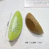 Ensalada de frutas de juguete divertida y realista Accesorios de resina Llavero DIY Colgante creativo personalizado Pegamento de crema Pinza para el pelo pequeña