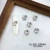 Accesorios para Uñas con Zirconia del Año del Caballo 2026 Nuevos Lindos Ponis del Zodiaco Rojo Aleación Pedrería Decoraciones de Uñas Portátiles para DIY