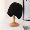 Gorro de Tricô de Inverno para Homens, Estilo Igual com Forro de Fleece, Gorro de Lã Quente e Espesso, Gorro de Algodão para Ciclismo ao Ar Livre, Proteção de Orelha à Prova de Frio