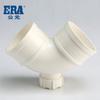 Accesorios de Tubería de Alcantarillado de PVC Público Blanco Codo Curvado de Ángulo Recto Accesorios de Tubería de Drenaje de PVC de Gran Curvatura Codo de 90 Grados con Puerto de Inspección