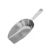 Venta Directa de Fábrica pala de hielo de aleación de aluminio con boca cuadrada de 210 mm pala de comida multifunción para supermercado bar cuchara de hielo tamaño pequeño