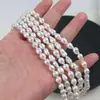 Contas Sobrando, Pérolas Naturais de Água Doce, Pérolas Irregulares Barrocas, Contas Soltas de Vários Tamanhos, Pérolas Enfiadas para DIY
