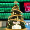3- 50m Marco grande Árbol de Navidad hecho a medida Decoración exterior para centros comerciales navideños Iluminación de proyecto para check-ins en redes sociales