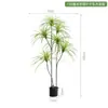 Planta Verde Artificial de Luxo Leve Madeira do Milênio Decoração de Sala de Estar Planta em Vaso Flor Artificial Biônica Árvore Sangue de Dragão Ornamentos de Chão para Interior