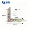 Soportes de Esquina de Aleación de Aluminio, Fijaciones para Pintura de Cristal Cerámico, Inserciones de Esquina para Marco de Aluminio de Pintura Decorativa, Piezas de Conexión de Aluminio, Accesorios de Ferretería para Marcos de Fotos