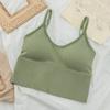 Camisola Feminina Multicor Transfronteiriça Macia e Confortável com Alça de Ombro Ajustável Costas Nuas Lingerie
