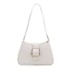 Bolso pequeño cuadrado texturizado popular de este año para mujer, Moda 2026 Estilo Nuevo Bolso de Hombro Cuadrado Pinza Bolso para el Hombro para Viajes Cotidianos