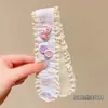 Tira para franja infantil, aplique de cabelo de tricô para meninas, acessório de cabelo que não danifica, patch mágico alargado, faixa de cabelo para meninas, ferramenta para arrumar o cabelo