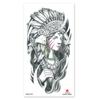 25 Novos Adesivos de Tatuagem de Flor de Meio Braço Flor Tribal Indiana Animal Tigre Leão Adesivo de Tatuagem Europeu e Americano