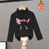 Camiseta Interior de Terciopelo Transfronteriza para Niños y Niñas Otoño e Invierno Engrosada Cálida Todas las Combinaciones Top Primavera y Otoño Nueva Ropa Infantil de Manga Larga
