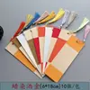 Marcador estilo chino caligrafía a mano tarjeta de deseos cultural y creativa pincel de pintura a mano DIY tarjeta en blanco para vacaciones con borla