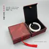 Caja de joyería con borla estilo chino, caja de almacenamiento para pulseras y brazaletes, caja de joyería para colgantes de collar, caja de regalo para joyería, caja de brocado