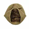 Novos Chapéus de Tricô Outono e Inverno para Homens e Mulheres, Chapéus de Lã Cor Lisa com Bordado de Espiga de Trigo, Proteção para Orelhas, Proteção contra Frio e Aquecimento, Chapéus de Tricô de Inverno