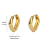 Set de Aretes de Acero Inoxidable Chapado en Oro de 18K Cruz Flor Retro Aro para Oreja Forma de C Nicho Lujo Ligero Aretes para Mujer En Stock