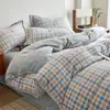 Funda de edredón de terciopelo de leche de doble cara, pieza única, juego de ropa de cama, 150*200, adecuada para camas individuales, dormitorios de estudiantes, se puede usar sin edredón