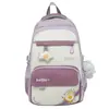 Mochila Escolar Ligera y Versátil para Estudiantes con Diseño de Color Contrastante, Adecuada para Estudiantes de Secundaria y Preparatoria, Gran Capacidad, Reductora de Peso, Resistente a Manchas