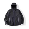 Estilo Montanha Instantâneo Alternativa de Alto Padrão à Jaqueta Outdoor 3 em 1 com Jaqueta de Penas Air Mountain Rain 1 Resistente à Água para Mulheres