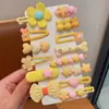 Pasador para el pelo de niña pasador de celebridad de internet para niñas tocado de princesa niña linda pinza BB pinza para flequillo pelo suelto pinza pequeña para bebé