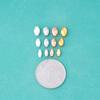 Cuentas de arroz ovaladas con forma de ojo de gato dorado bañadas en plata de ley S925, cuerda trenzada con cuentas, accesorios de plata