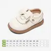 Zapatos de Cuero para Niños Snuffy Otoño Nuevo Estilo 2026 Niña Pequeña Lazo Princesa Suela Suave Antideslizante Zapatos de Bebé Individuales