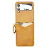 Para Samsung flip5 Funda de Teléfono Huawei p50pocket Funda de Cuero para Teléfono zflip3 Funda de Cuero Transfronteriza