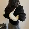 Bolso estampado estilo dulce transfronterizo, gran capacidad, bolso tipo dumpling único y moderno, adecuado para el uso diario, bolso de hombro y axila con tela estampada de estrellas