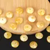 Cuentas de ábaco acrílicas imitación jadeíta de dos tonos degradado de 14*6 mm, cuentas sueltas con forma de OVNI para accesorios de joyería hechos a mano DIY