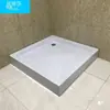 Base de Ducha Cuadrada Simple Chasis Lavabo Contenedor de Baño Inodoro Barrera para RV Lavabo