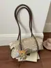 Bolso de Hombro Pequeño Cuadrado con Estampado de Leopardo Retro para Viajes Diarios 2026 Nuevo Estilo Moda Versátil Bolso de Hombro Único Gran Capacidad