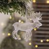 Suprimentos de Decoração de Natal Haobei Pingente Criativo de Rena Transparente Natal Acrílico Transparente Pingente de Sapato de Salto Alto