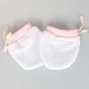 Luvas Faciais Anti-arranhão para Bebê Malha Bebê Verão Fina Seda Gelo Alta Elasticidade Ajustável Pequenas Luvas Protetoras para Recém-nascidos