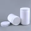 En Stock 250g 500g 700g 850g 1000g Botellas de Polvo de Boca Ancha de PE, Botellas para Sal Explosiva, Polvo de Proteína, Crema para Mascarilla Capilar