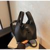 Bolso Pequeño de Diseño Nicho Coreano Moda Retro para Mujer 2026 Nuevo Bolso Cruzado Versátil Tipo Cubo Bolso Cesta