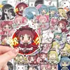 96 Adesivos Fofos de Garota Mágica de Anime, Adesivos Decorativos Bidimensionais Versão Q para Celulares e Ipads